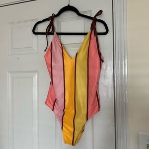 Aerie cheeky one piece swim size small